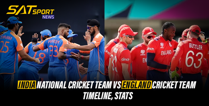 India National Cricket Team vs. England Cricket Team: Timeline and Stats